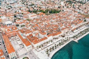 Výhľad na mesto Split alebo výhľad na mesto priamo z apartmánu