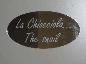 Certifikát, hodnocení, plakát nebo jiný dokument vystavený v ubytování La Chiocciola...The Snail