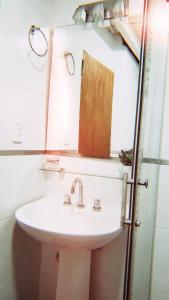 Koupelna v ubytování Hotel Las Liebres