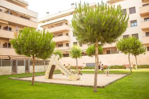 Vonkajšia záhrada v ubytovaní AL07 Apartamento a 300 metros de la playa de Fenals