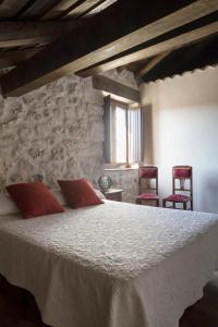 Postel nebo postele na pokoji v ubytování Casa Rural Los Yeros Aldeasoña - Segovia