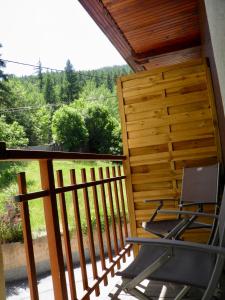Balcon ou terrasse dans l'établissement Appartement de montagne Briançon
