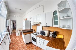Kuchyň nebo kuchyňský kout v ubytování Inner City Apartment