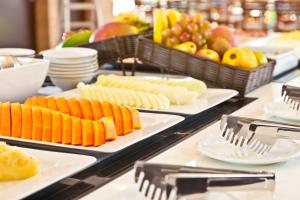 Comida no hotel ou em algum lugar perto