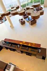 Uma área de estar em Hotel Panamby São Paulo