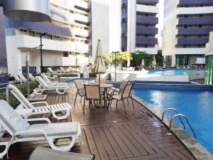 Bazén v ubytování Apartamento no Beach Class Fortaleza Meireles nebo v jeho okolí