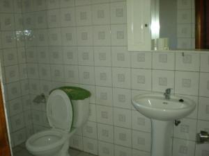 Koupelna v ubytování La Gran Casona de Olmue