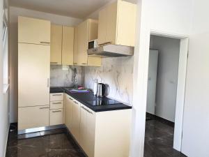Kuchyň nebo kuchyňský kout v ubytování Residence Deja Vu