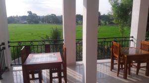 Balkón nebo terasa v ubytování Risenlak Holiday Resort