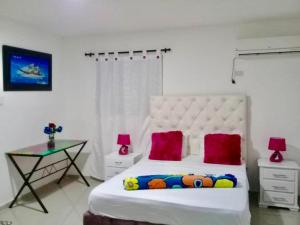 Ein Bett oder Betten in einem Zimmer der Unterkunft Hotel Platinum Barranquilla