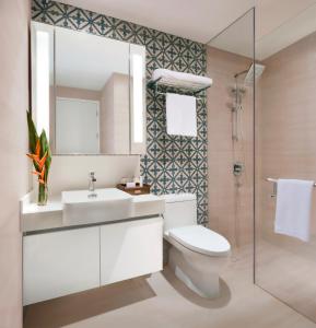 Koupelna v ubytování Citadines Cebu City