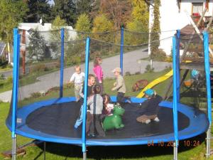 Zona de joacă pentru copii de la Pension Holubec