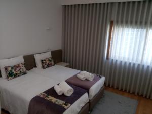 Uma cama ou camas num quarto em Hotel Rural da Freita