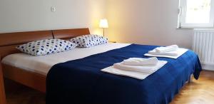 Postel nebo postele na pokoji v ubytování Sea View Apartment Elena