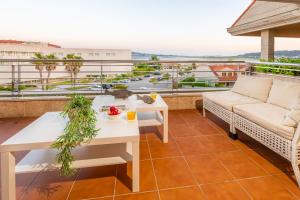 Balkon lub taras w obiekcie Nuevo Ático Isla de la Toja