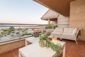 Balkon lub taras w obiekcie Nuevo Ático Isla de la Toja