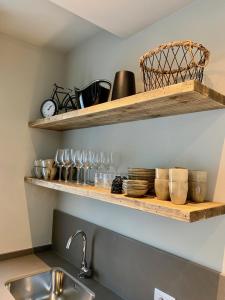 A kitchen or kitchenette at Borgo Al Tempo Perduto