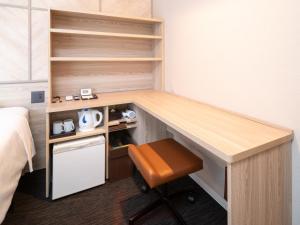 Kuchyň nebo kuchyňský kout v ubytování Super Hotel Tottori Ekimae