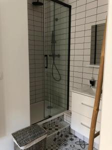 Koupelna v ubytování T2 COSY EN PLEIN CENTRE HISTORIQUE D'AJACCIO