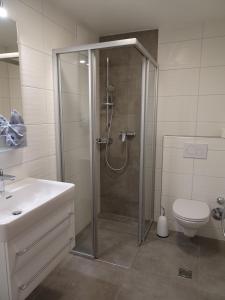 Kúpeľňa v ubytovaní Ferienappartement GROCKE