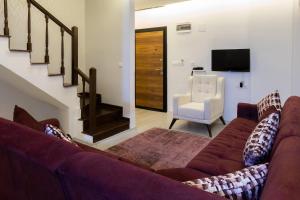 A television and/or entertainment centre at Araz Suit