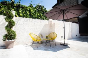 Patio nebo venkovní prostory v ubytování Hotel Sara