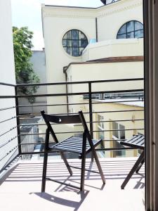 Balkón alebo terasa v ubytovaní Gold Rose Apartment with 3 rooms