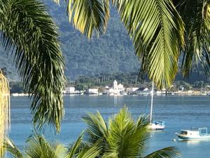 a view of a body of water with boats in it at Paraty in Paraty