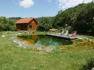 Πισίνα στο ή κοντά στο Gasthof Pension „Zur Hammerschmiede“