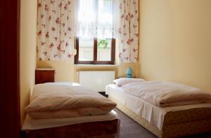 Postel nebo postele na pokoji v ubytování Pension Kuhn