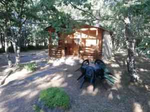 Zahrada ubytování Cabañas Vallecino