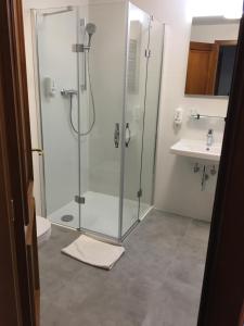 Koupelna v ubytování Hotel U Racka