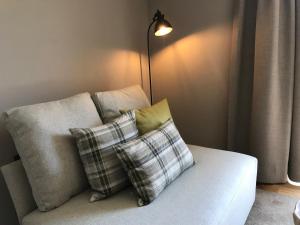 Ένα ή περισσότερα κρεβάτια σε δωμάτιο στο Klein Fein Hotel zum Graf