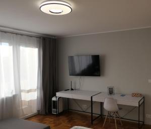 TV a/nebo společenská místnost v ubytování Ares Apartments