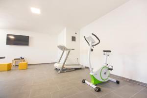 Posilňovňa alebo fitness centrum v ubytovaní VILLA HORIZONT