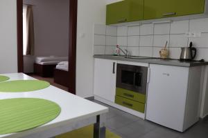 Kuchyň nebo kuchyňský kout v ubytování Villa Žakýl