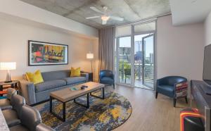 Posezení v ubytování Club Wyndham Austin