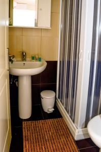 Kúpeľňa v ubytovaní Meltemi Beach Apartments