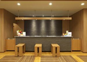 Area lobi atau resepsionis di Hotel Route-Inn Sabae -Kokudou 8 Gou-