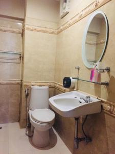 Koupelna v ubytování Nett Hotel