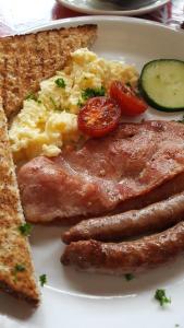 Food at or somewhere near the hostel 