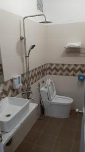 Bathroom sa SƠN HÀ Motel