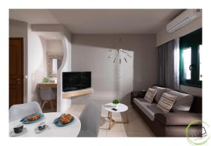 Irini Apartment Piskopiano, Hersonissos #2 tesisinde bir oturma alanı