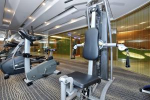 Fitness centrum a/nebo fitness zařízení v ubytování Fullon Hotel Kaohsiung