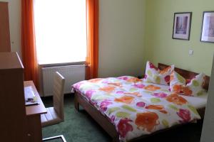 Postel nebo postele na pokoji v ubytování Gasthaus Forelle