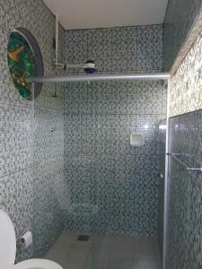 Ett badrum på Pousada do Mendonça
