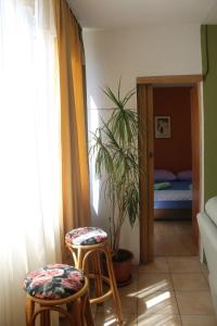 Кровать или кровати в номере Apartment Stan Zadar