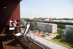 Balkón nebo terasa v ubytování City center apartment Aida
