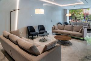 A seating area at Hotel Olympus Palace