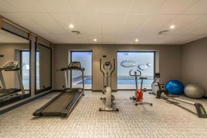 Fitness centrum a/nebo fitness zařízení v ubytování Antares Hotel